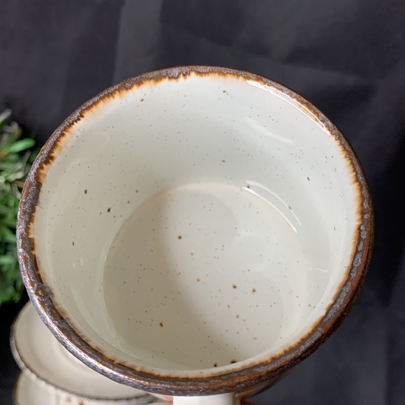 Set of 4 vintage Stonehenge MIDWINTER Wild oats stoneware cup & saucer - Picture 10 of 13